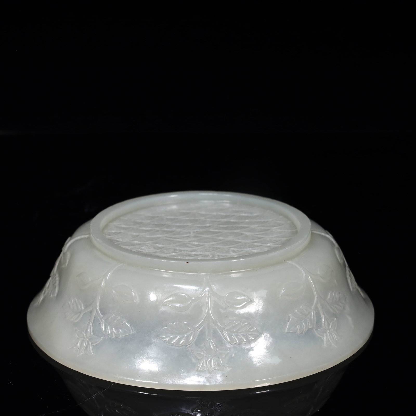 A Hetian jade plate - 4