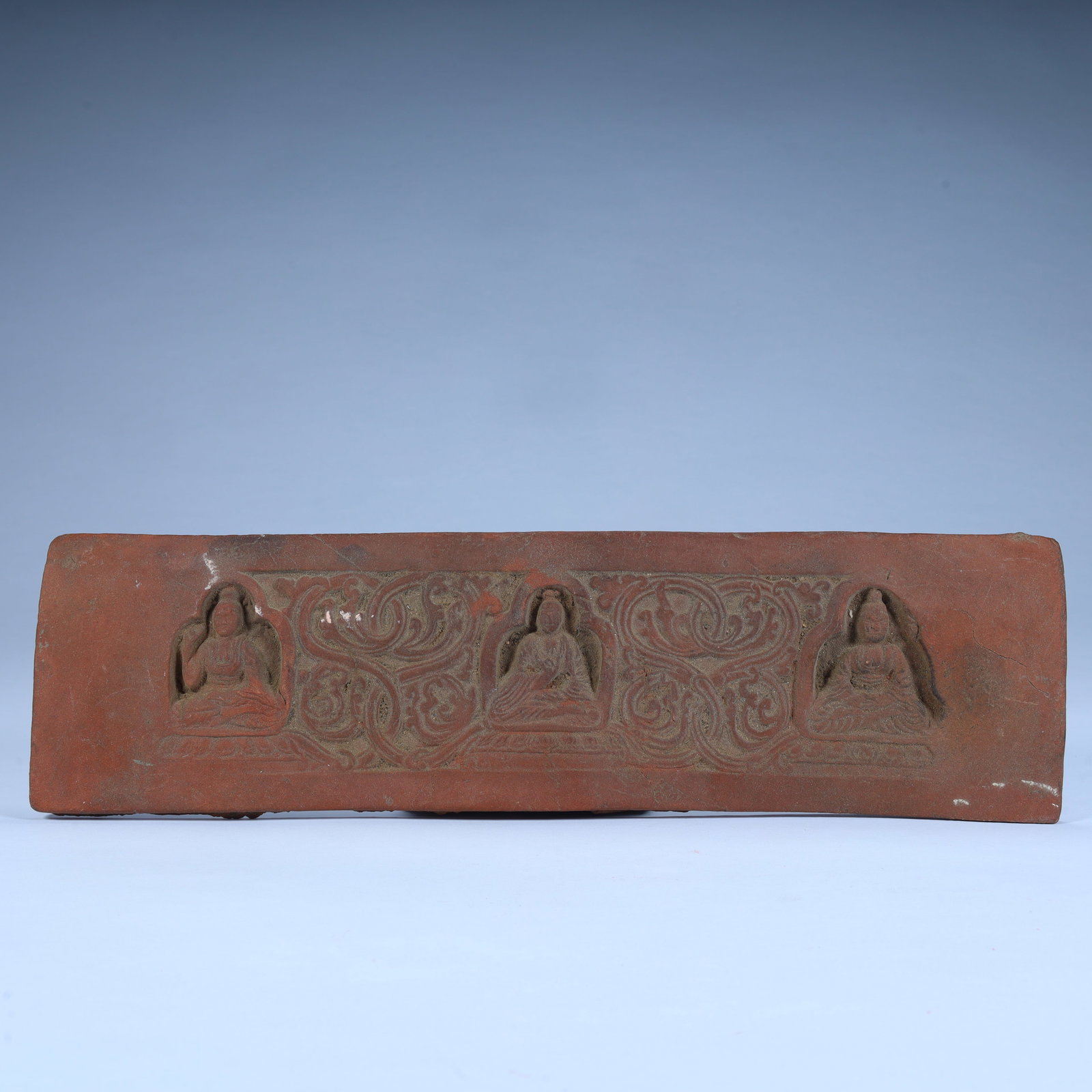 A Tibetan Buddhist multi-Buddha (or Bodhisattva) combination rubbing brick,: Tibetan Buddhist Buddha (or Bodhisattva) combination rubbing bricks, SIZE: L:28.5cm W:8cm W:211g (The Dimensions Of All Batches Are Manually Measured.If You Need More Detailed Information, Please