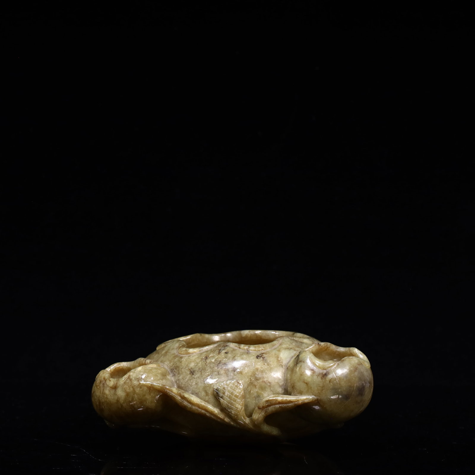 A Hetian jade pen lick - 2