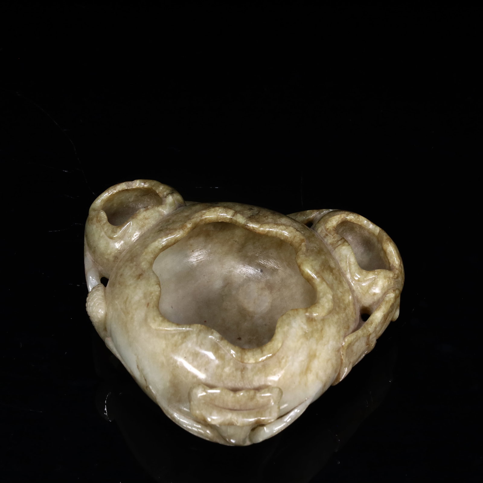 A Hetian jade pen lick - 6