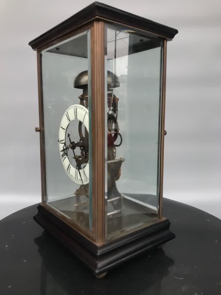 A Qing Dynasty mechanical skeleton table clock - 2