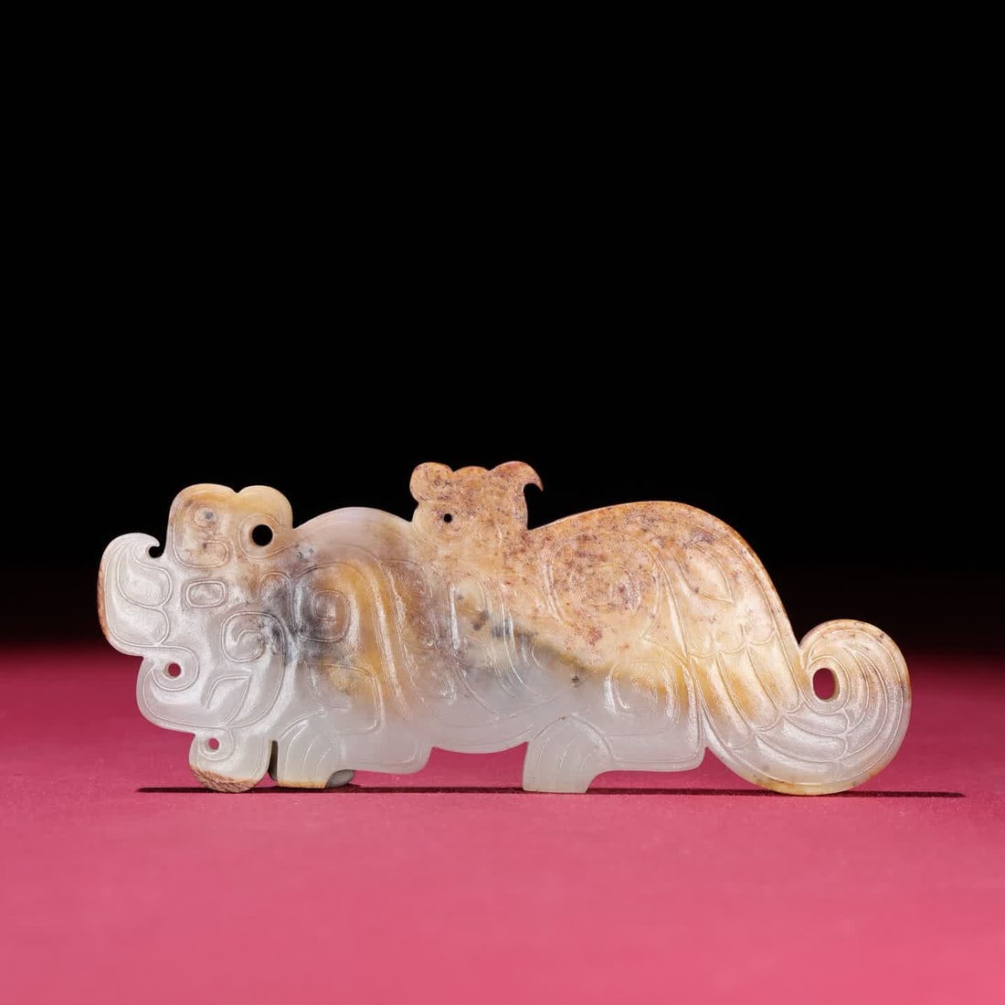 A Han Dynasty jade tiger - 2