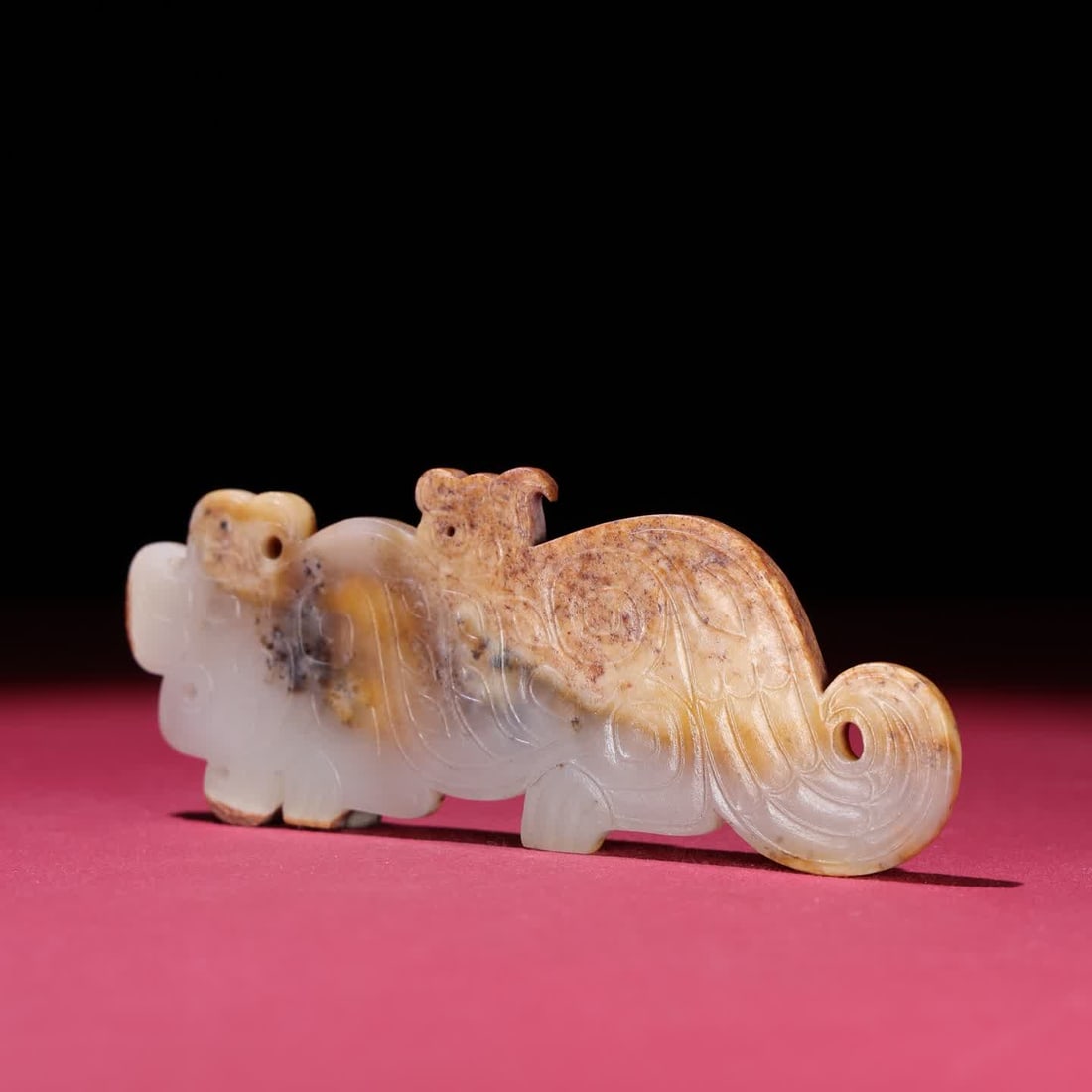 A Han Dynasty jade tiger - 4