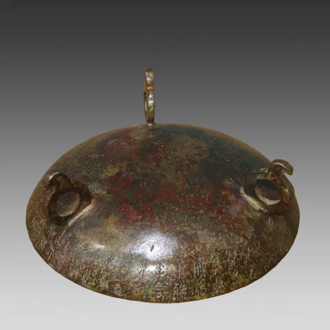 A bronze lid cauldron - 5