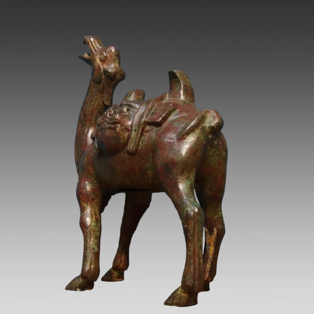 A bronze bag camel - 8