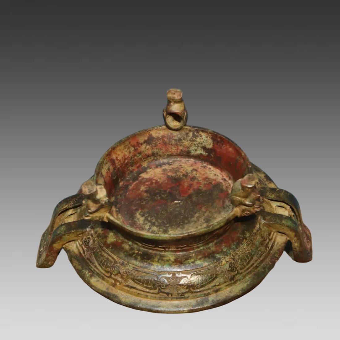 A bronze bear foot disc - 9