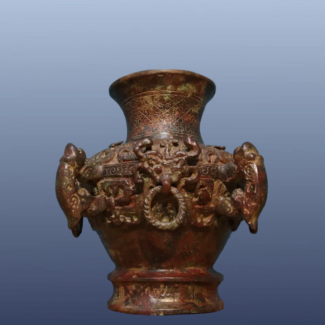 A bronze jar - 8