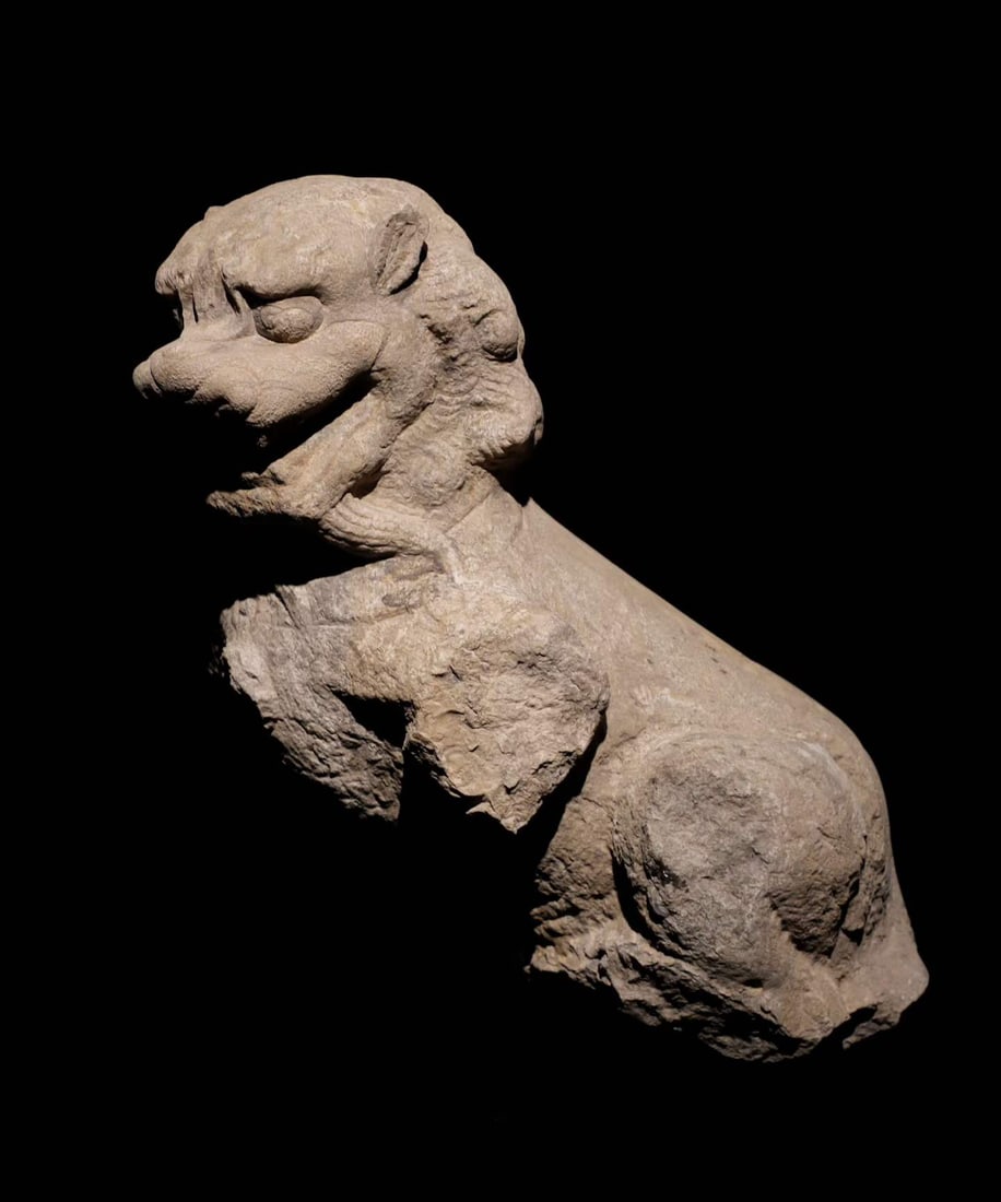 A Ming Dynasty bluestone lion (1 of 9)