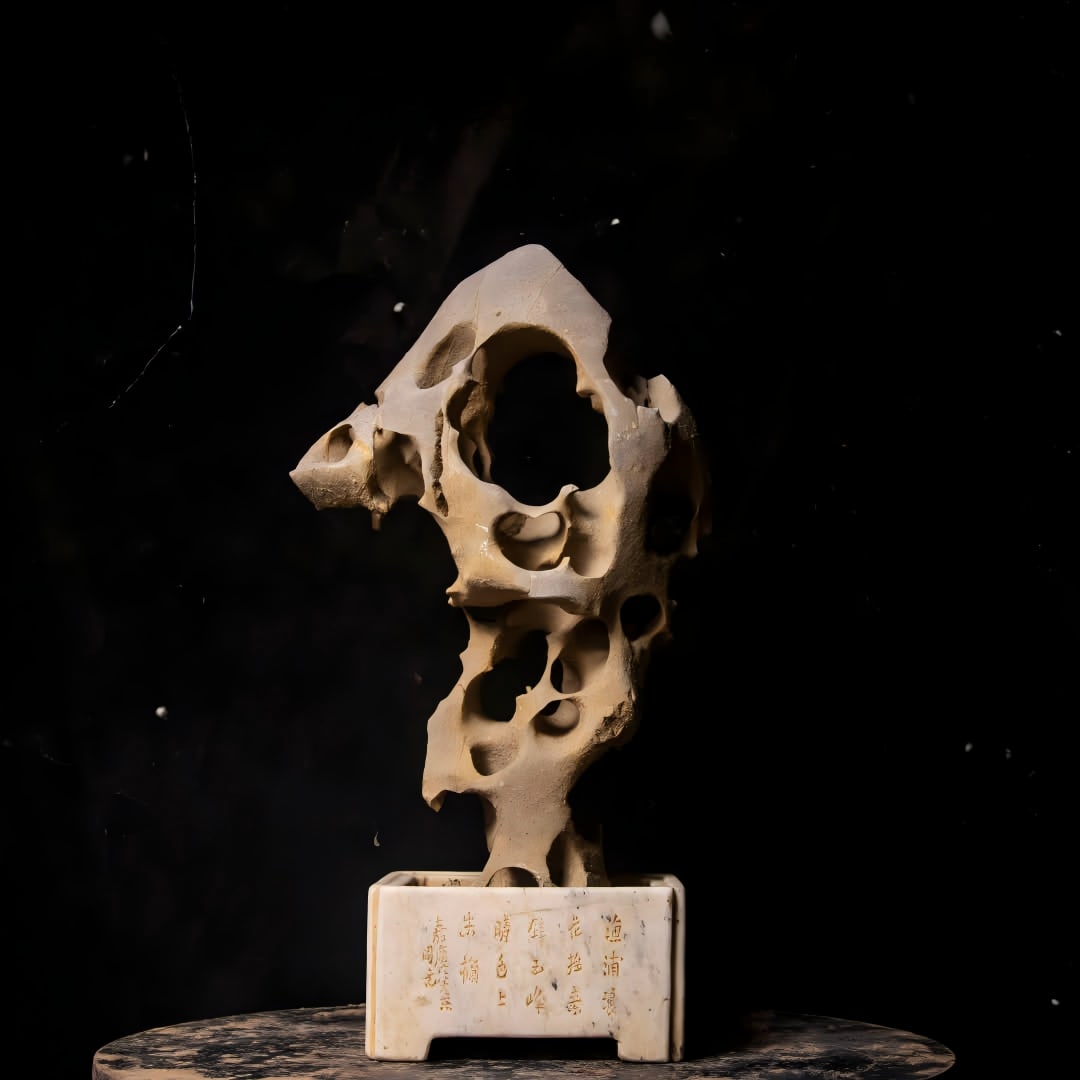 A bonsai ornament of Shishanzi in Taihu Lake in the Qing Dynasty: Qing Dynasty Taihu Lake Shishanzi bonsai ornament SIZE: Total H: 56cm Basin L: 21cm H: 11cm W: 20cm (The Dimensions Of All Batches Are Manually Measured.If You Need More Detailed Information, Please C