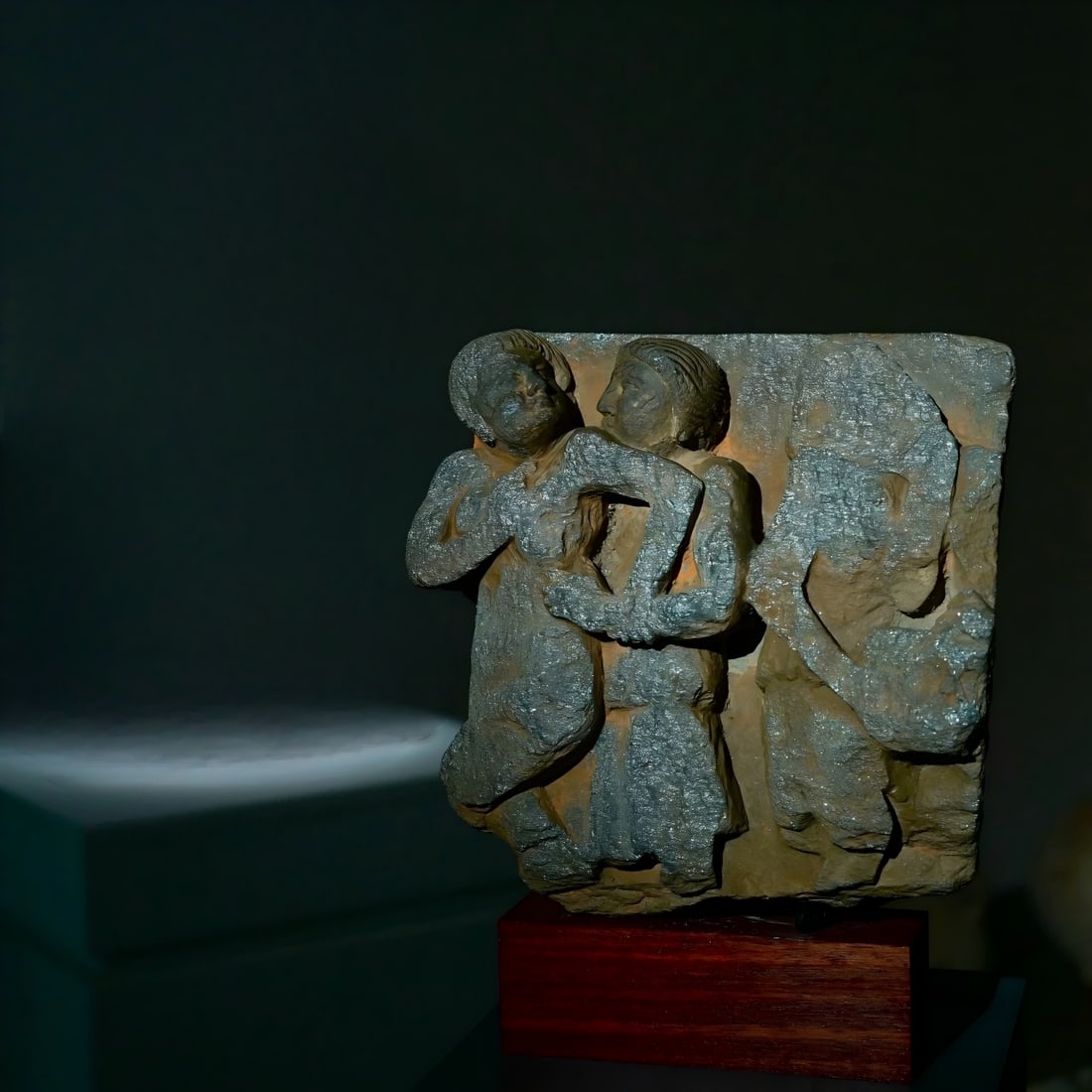 A Gandhara man and woman from the 2nd-5th centuries (1 of 9)