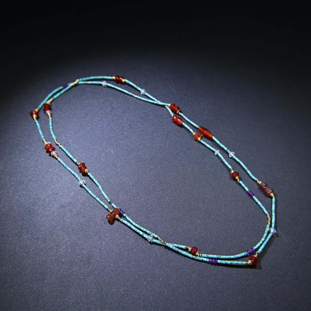 A Han Dynasty turquoise ornament: Han Dynasty turquoise ornament SIZE: AAA (The Dimensions Of All Batches Are Manually Measured.If You Need More Detailed Information, Please Contact Our Customer Service Before Bidding.)