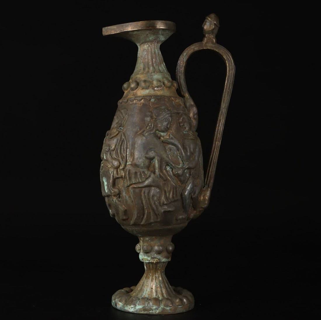 An old Persian black silver teapot (1 of 9)