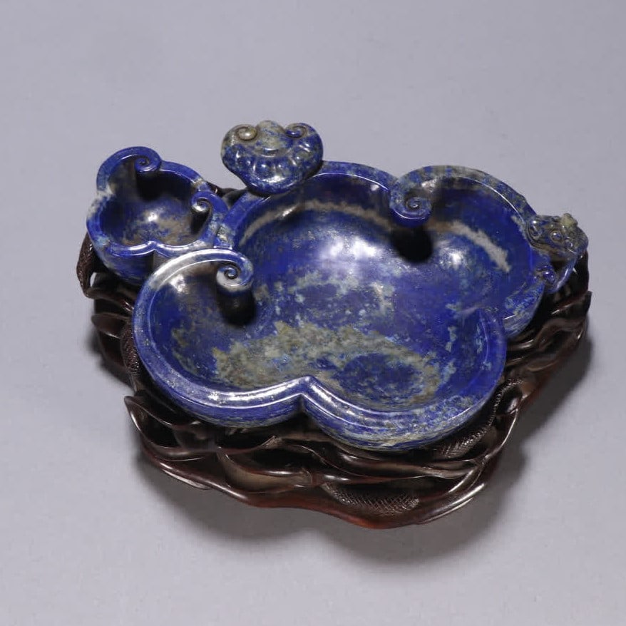 One piece: Qingqing Jinshi Lingzhi Wash: Pure blue, gold, stone, and lingzhi are washed clean SIZE: W:15.5x10.8cm Net W:532.6g (The Dimensions Of All Batches Are Manually Measured.If You Need More Detailed Information, Please Contact Our Cus