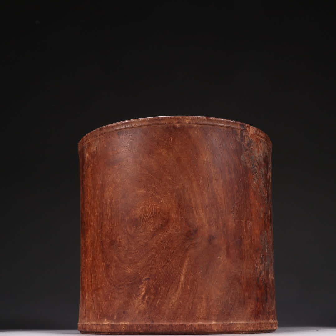 One Ming huanghuali brush holder (1 of 9)