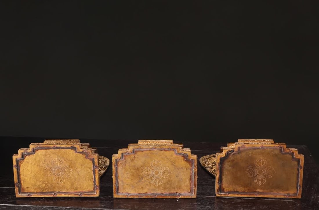 A set of gilded bronze statues of the Third Buddha from the Ming Dynasty - 3