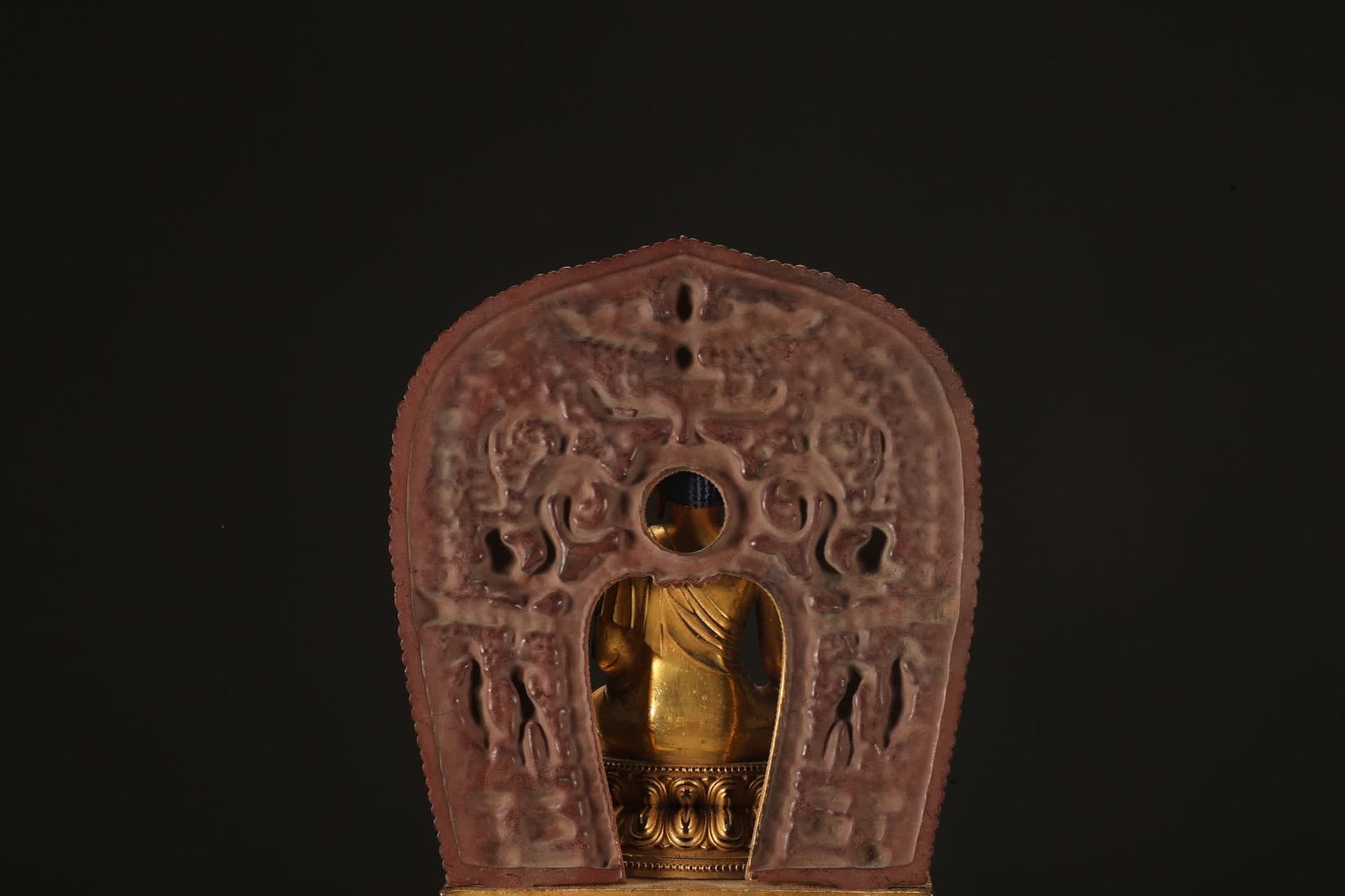 A set of gilded bronze statues of the Third Buddha from the Ming Dynasty - 7