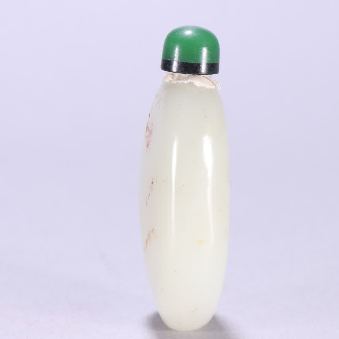 A Hetian jade snuff bottle - 4