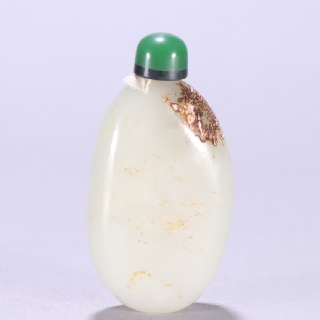 A Hetian jade snuff bottle - 5