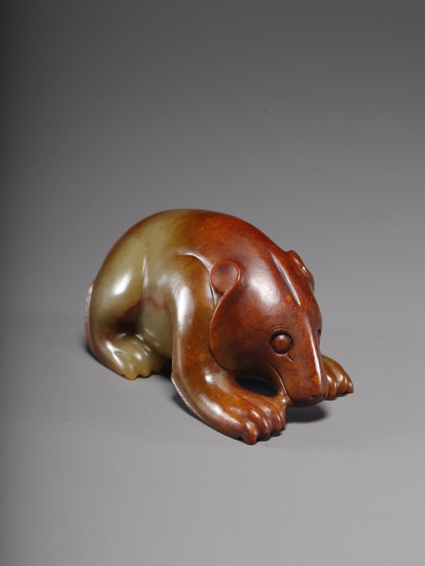 One Hetian jade bear - 2