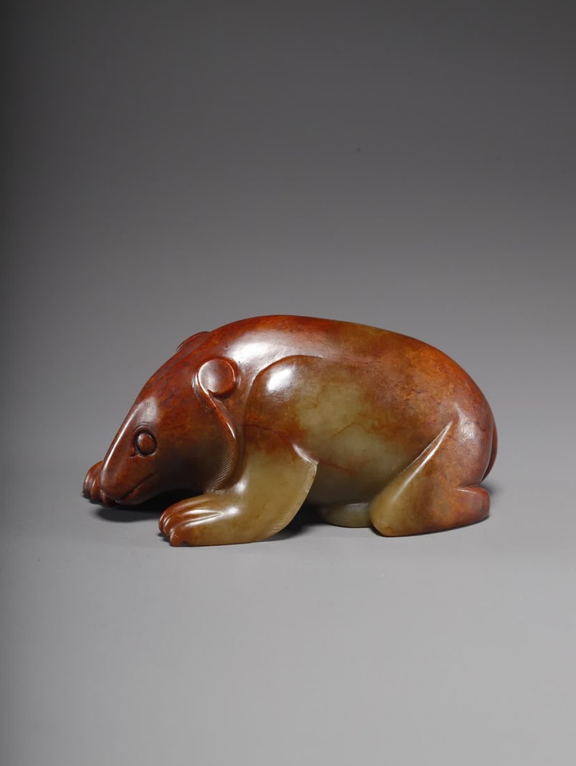 One Hetian jade bear - 3