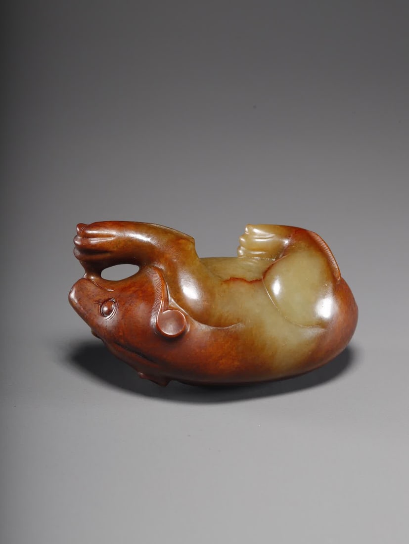 One Hetian jade bear - 6