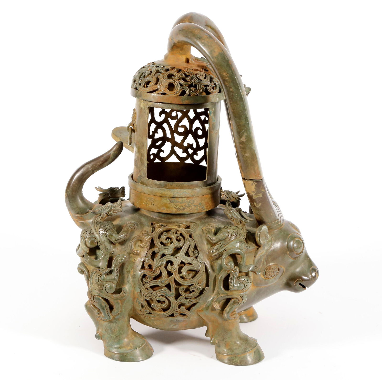 A Bronze 'Bull' Lamp (1 of 12)