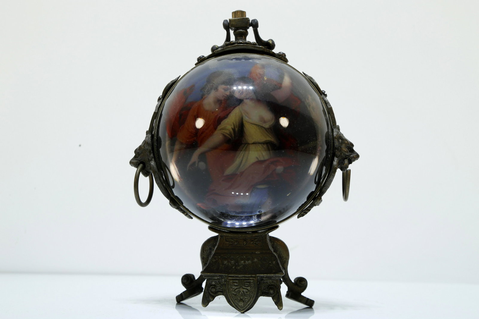 A Delicate 19-20th Ct. Bronze Clock (1 of 5)