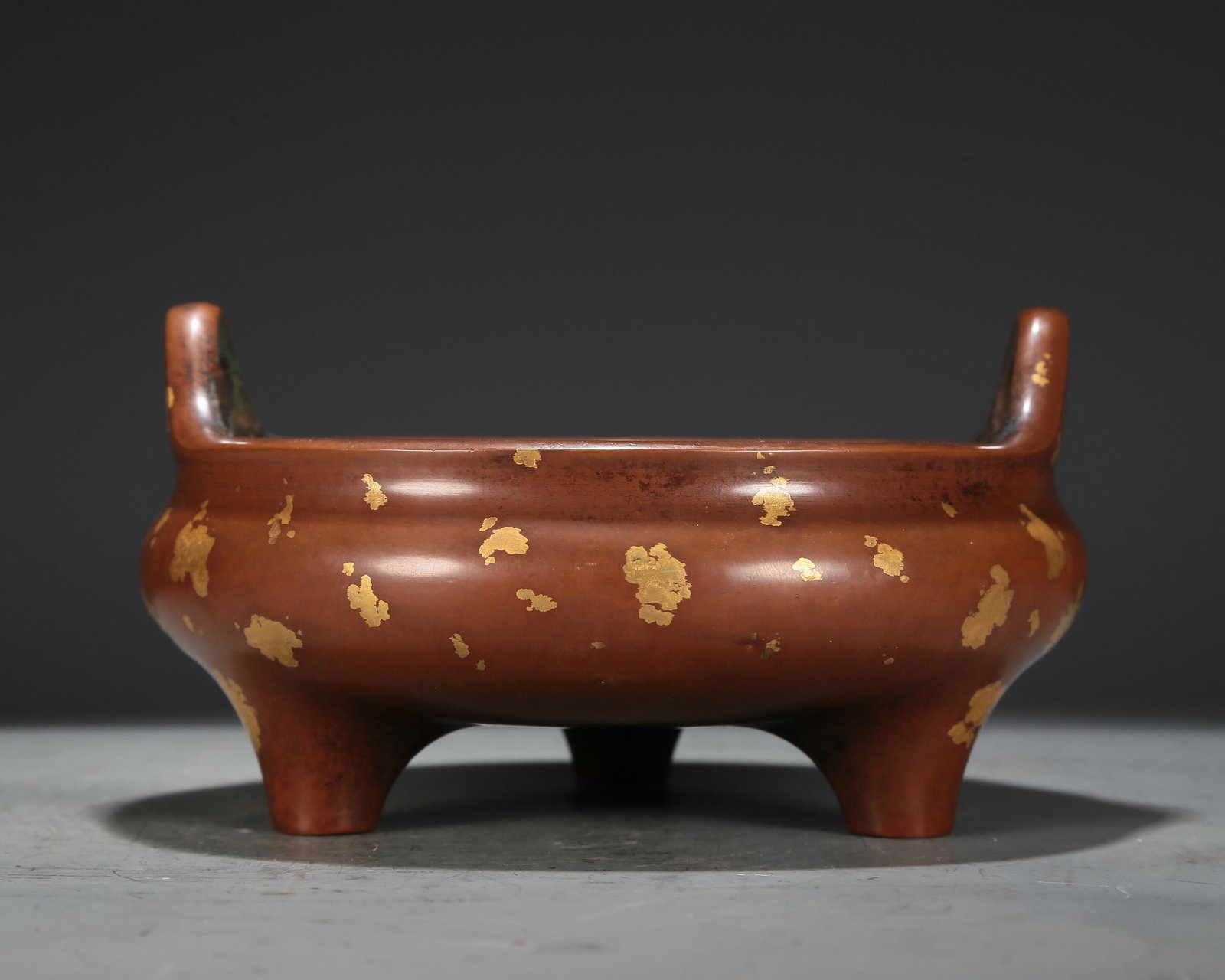 A Magnificent Gilt-Bronze Tripod Censer (1 of 6)