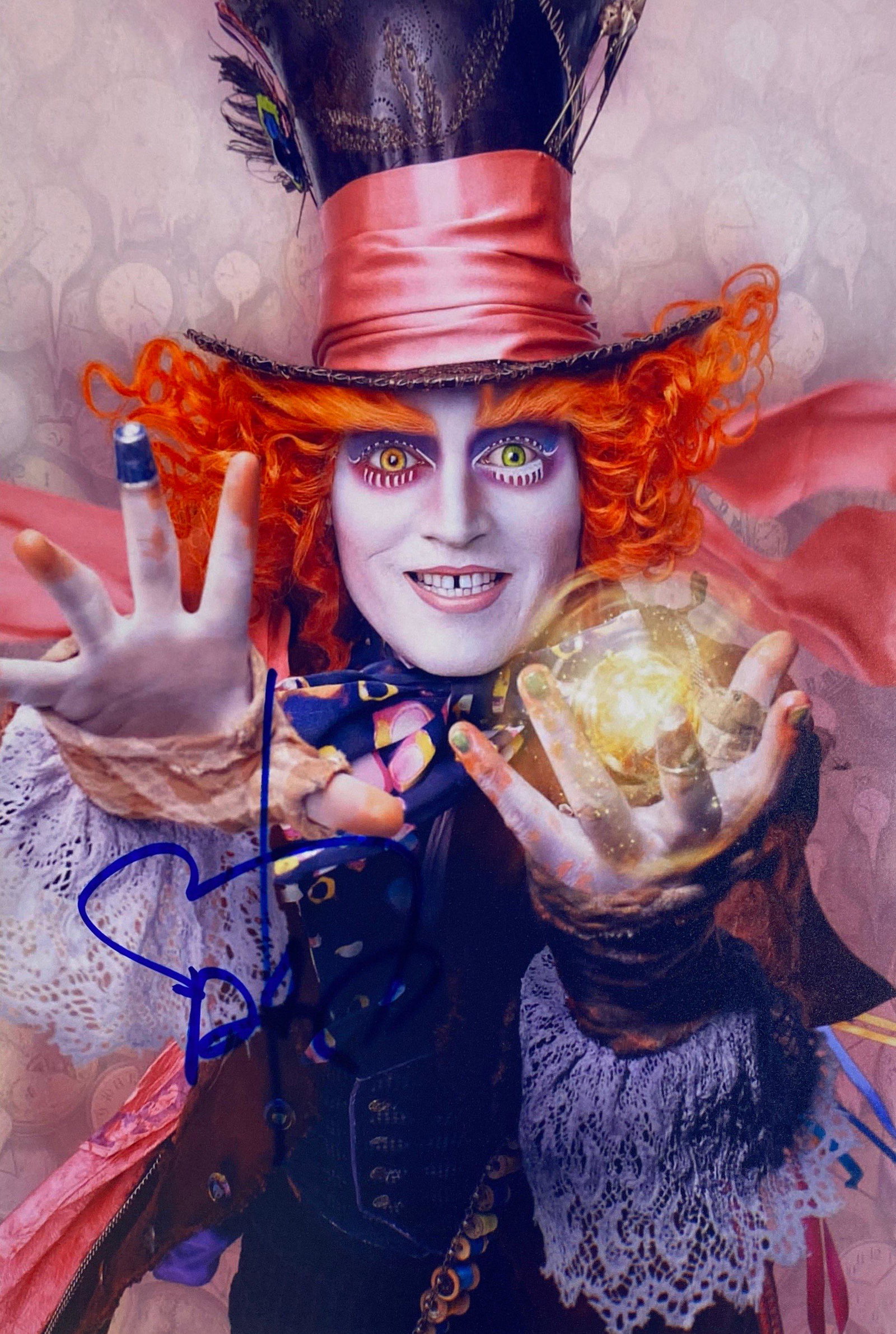 Autograph Signed Alice in Wonderland Photo: Autograph Name(s): Johnny Depp8 x 10 Genuie Autographed Photo Excellent Condition and Certified Please read our terms before placing bids.