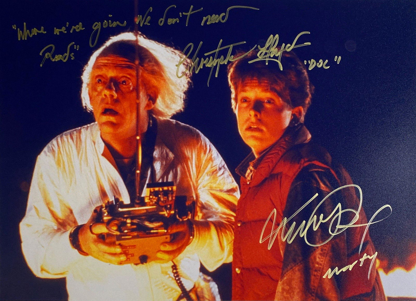 Autograph Signed Back to Future Photo (1 of 1)