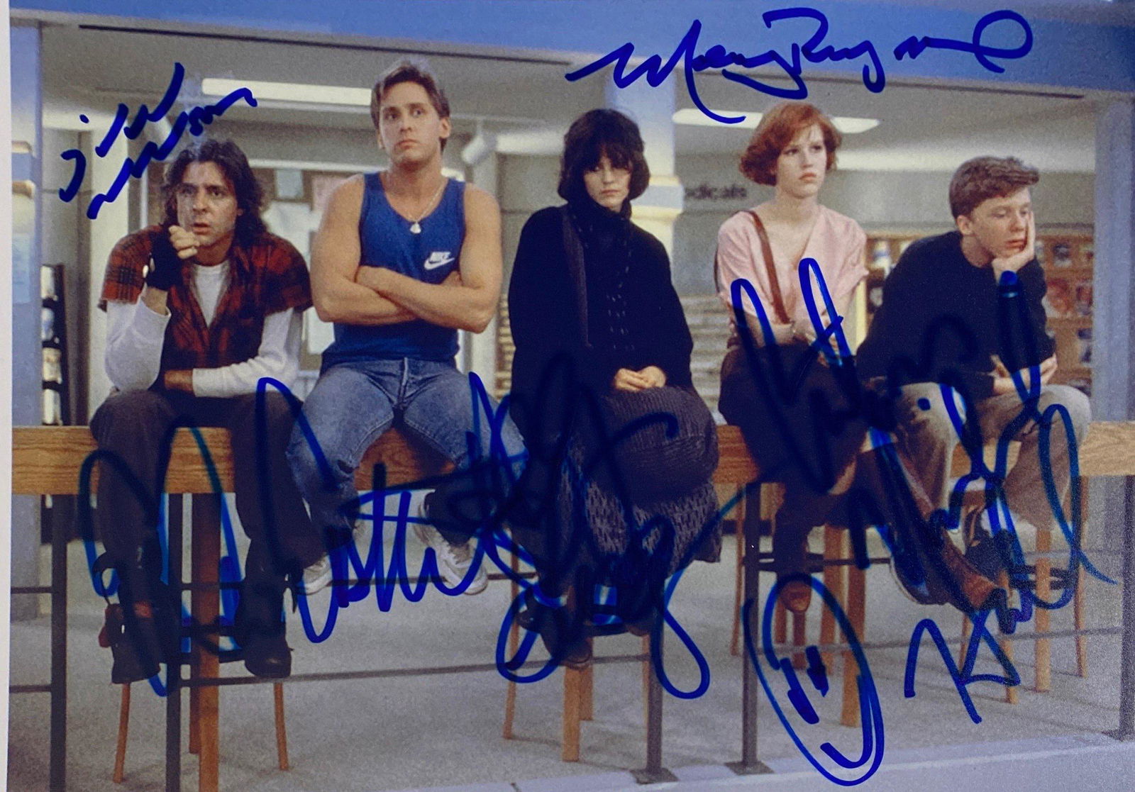 Autograph Signed Breakfast Club Photo (1 of 1)