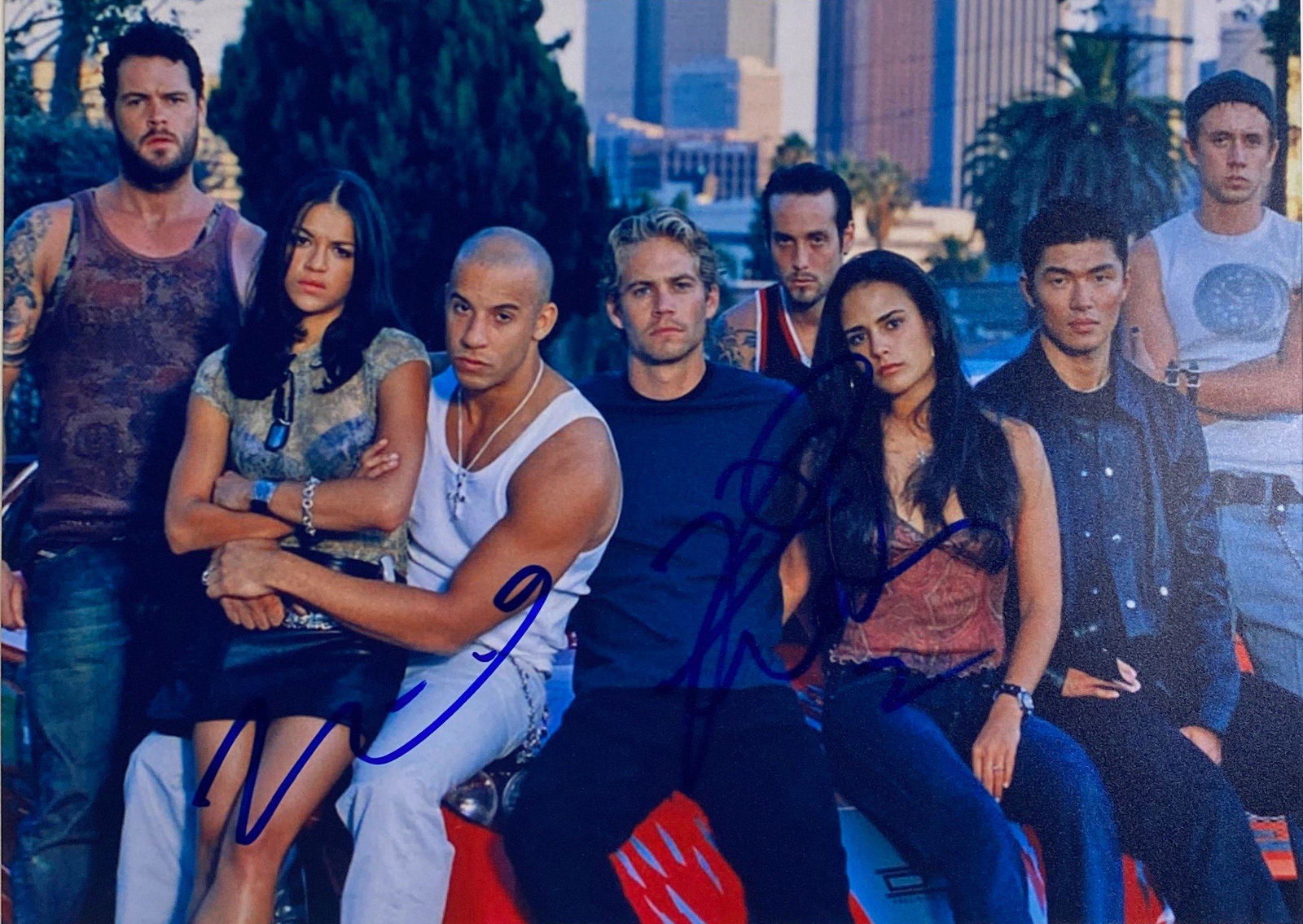 Autograph Signed Fast and Furious Photo: Autograph Name(s): Vin Diesel, Paul Walker8 x 10 Genuie Autographed Photo Excellent Condition and Certified Please read our terms before placing bids.