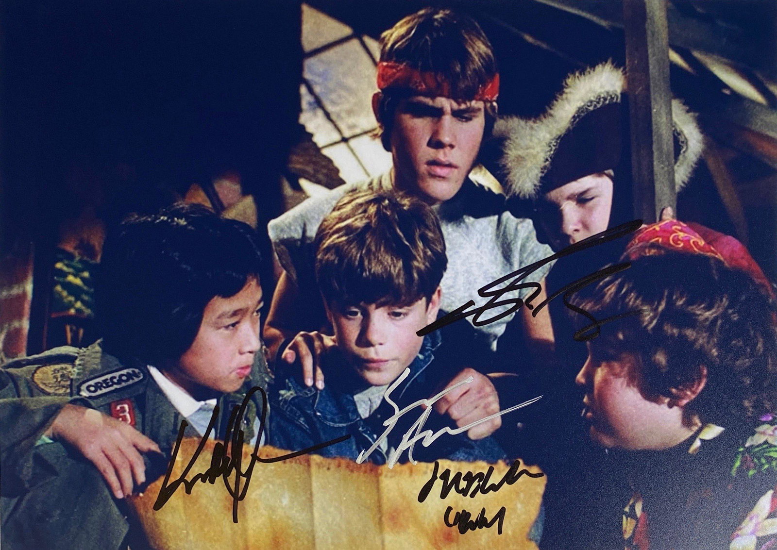 Autograph Signed Goonies Photo: Autograph Name(s): Sean Astin, Corey Feldman, Jeff Cohen, Ke Huy Quan8 x 10 Genuie Autographed Photo Excellent Condition and Certified Please read our terms before placing bids.