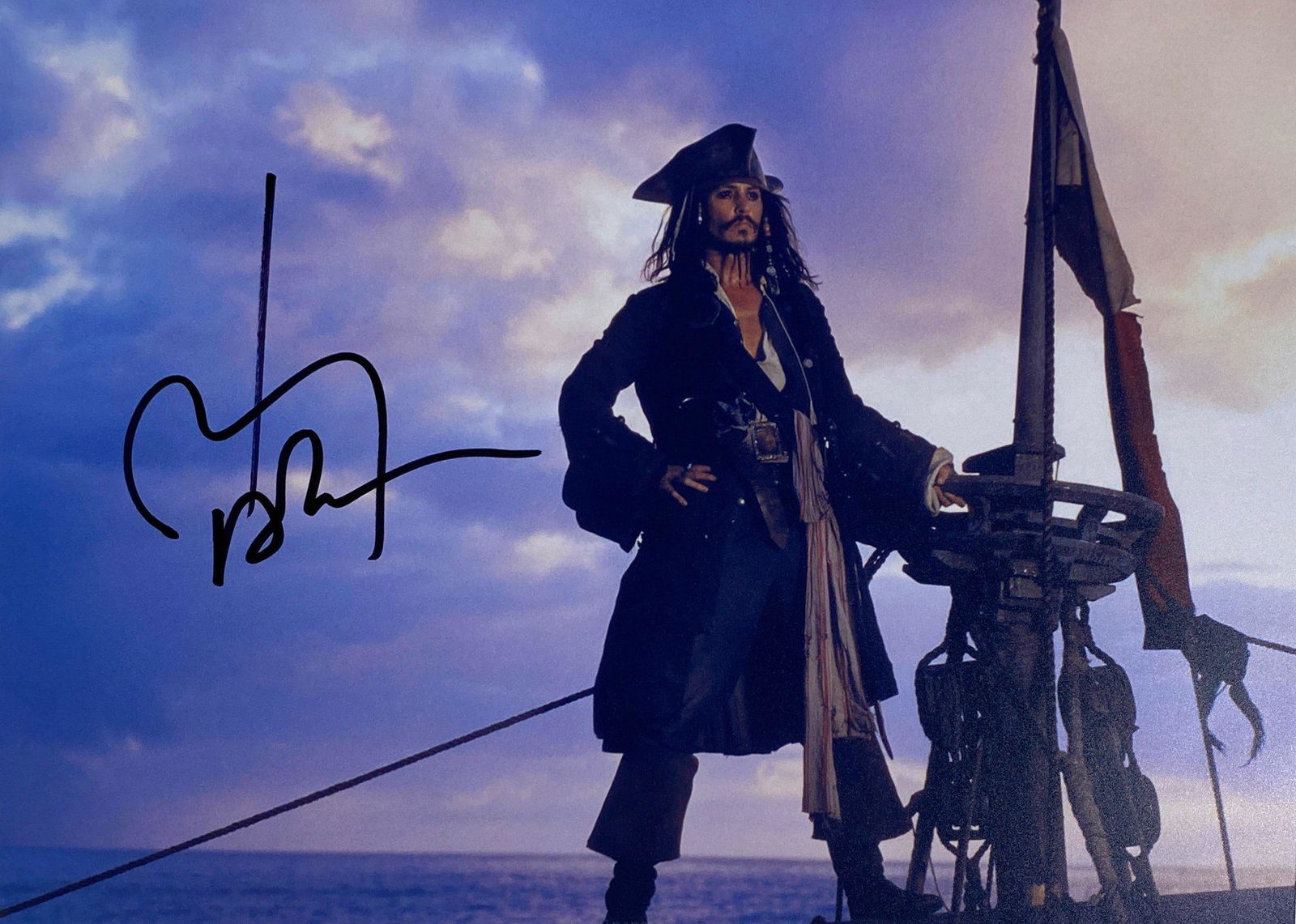 Autograph Signed Pirates of the Caribbean Photo (1 of 1)