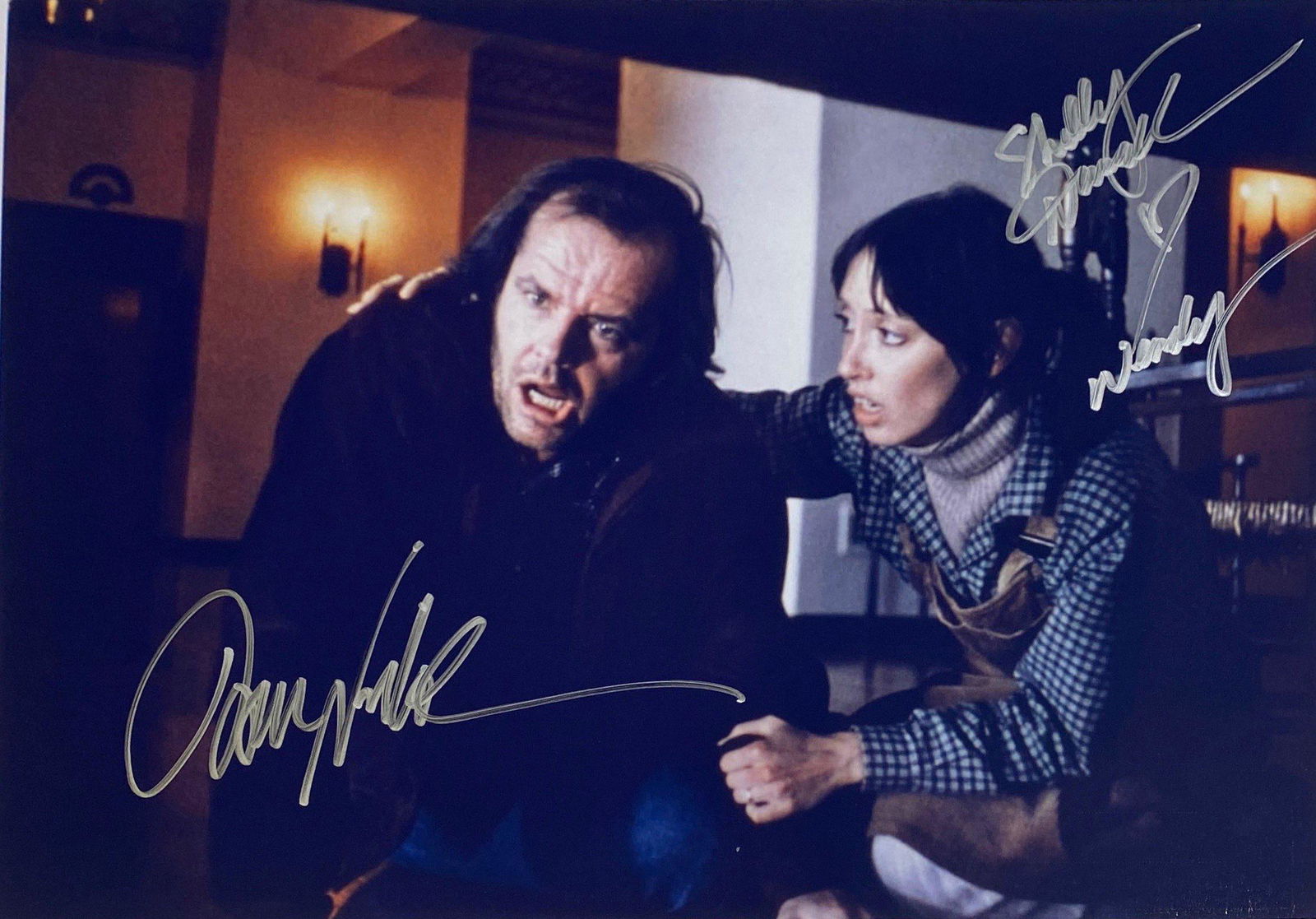 Autograph Signed Shining Photo: Autograph Name(s): Shelley Duvall, Jack Nicholson8 x 10 Genuie Autographed Photo Excellent Condition and Certified Please read our terms before placing bids.