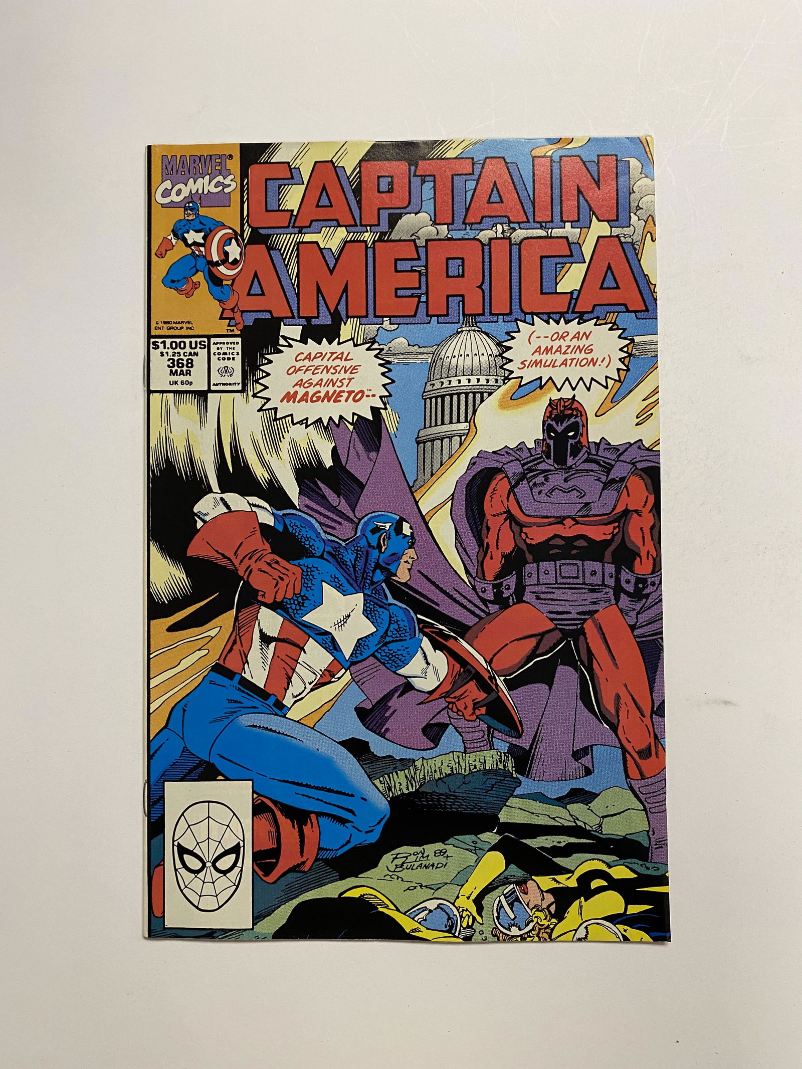 Captain America 368 Vintge Comic Book (1 of 1)