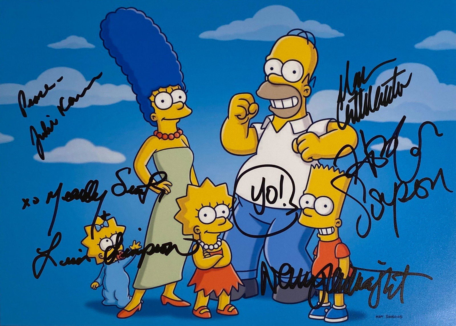 Autograph Signed Simpsons Photo (1 of 1)