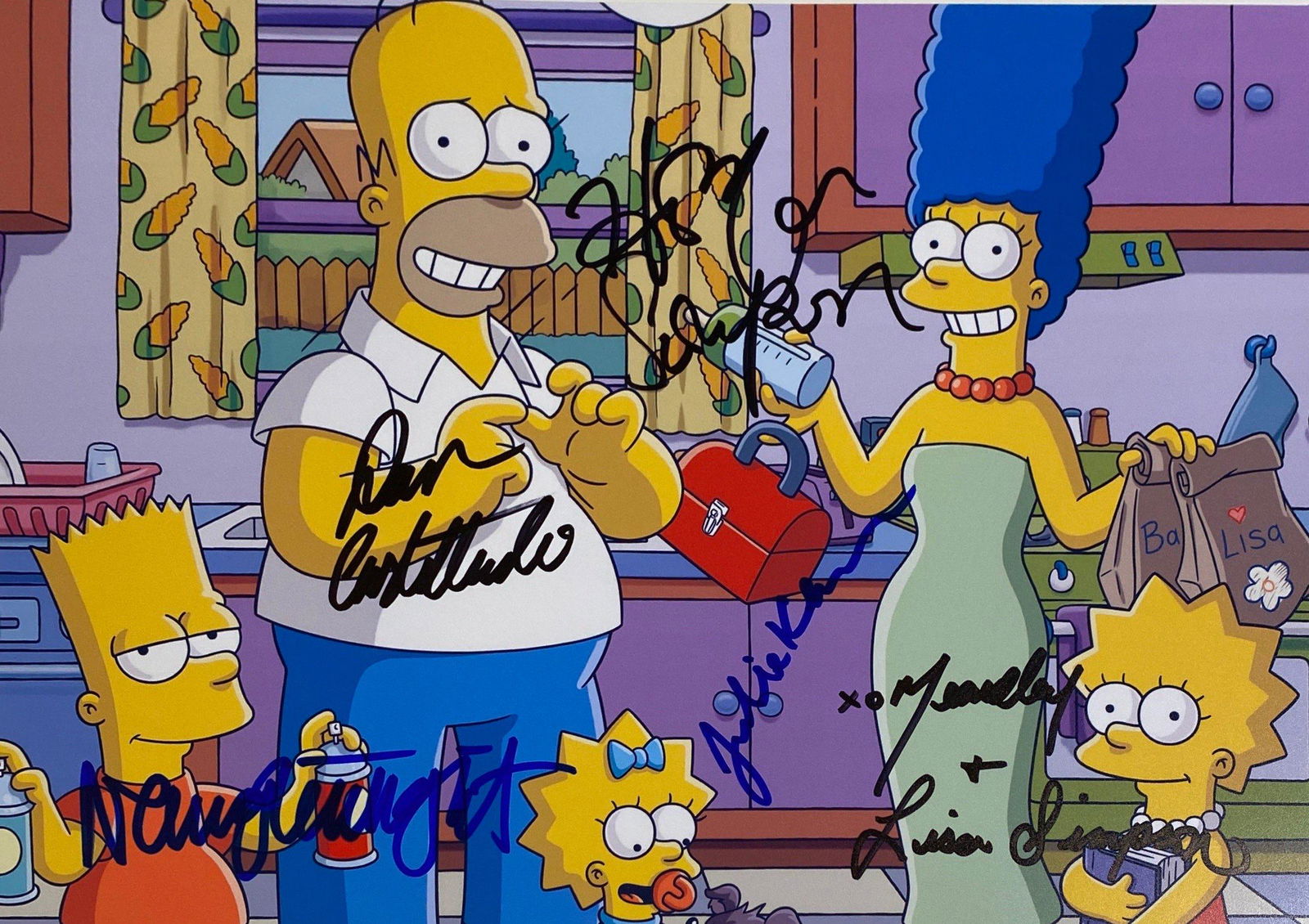 Autograph Signed Simpsons Photo (1 of 1)