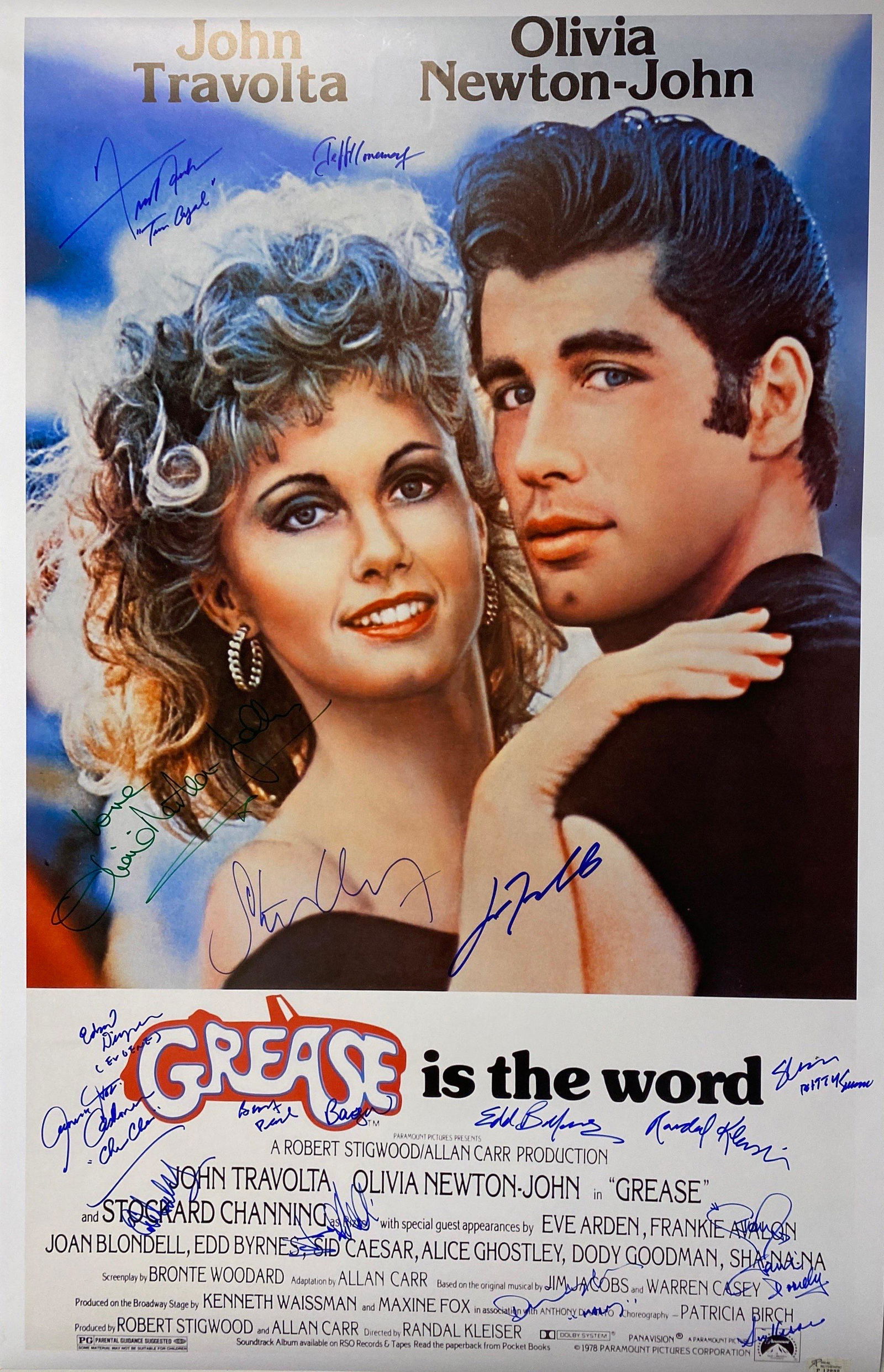 Autograph Grease John Travolta Poster (1 of 1)