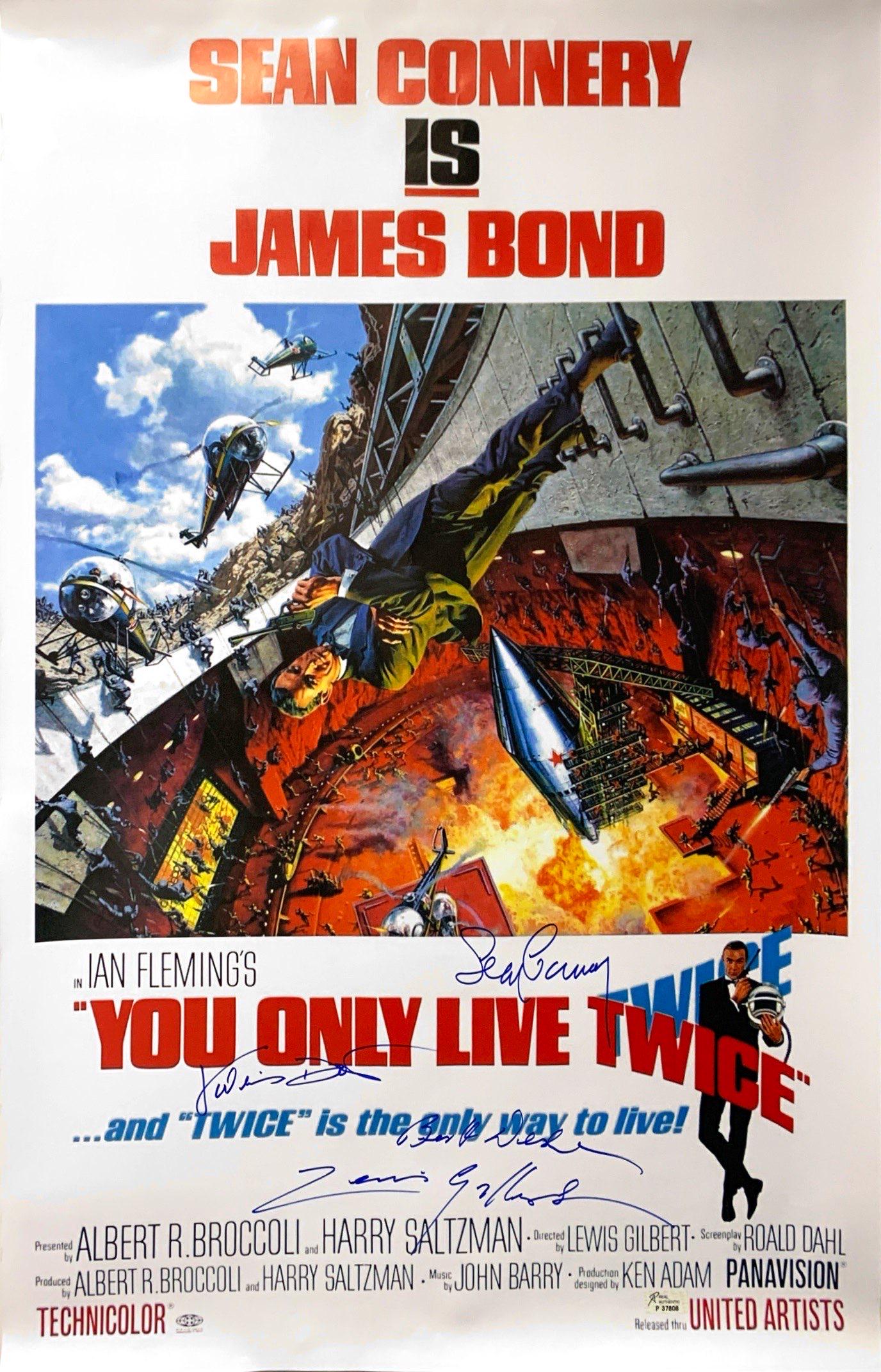 Autograph 007 Only Live Twice Poster (1 of 1)