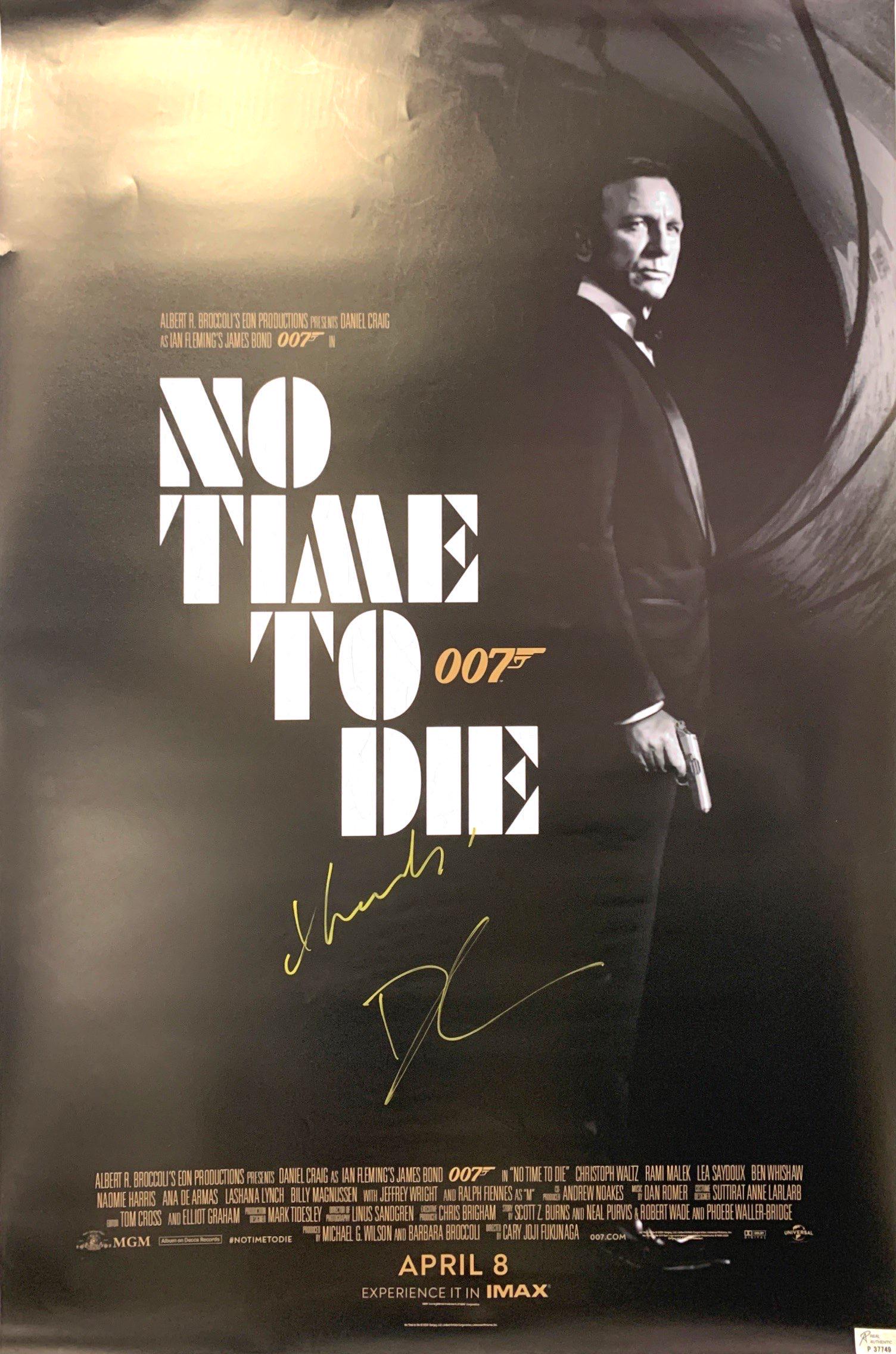 Autograph 007 No Time To Die Poster (1 of 1)