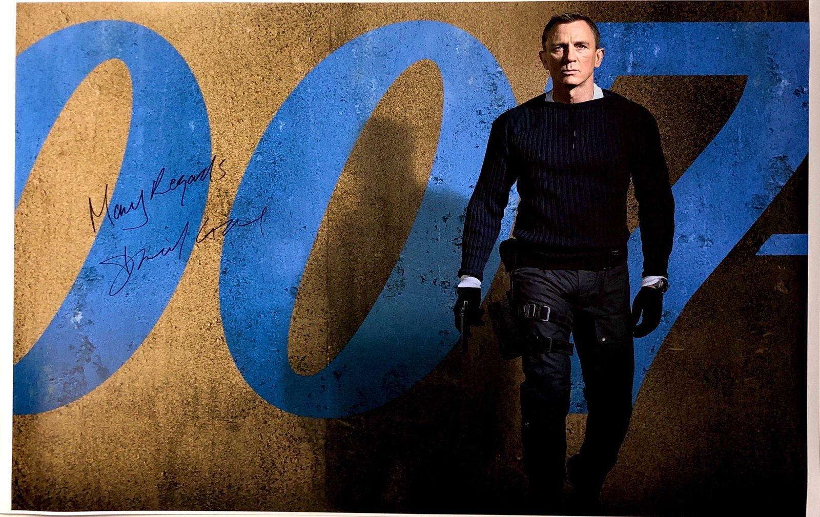 Daniel Craig Autograph James Bond 007 No Time To Die (1 of 1)