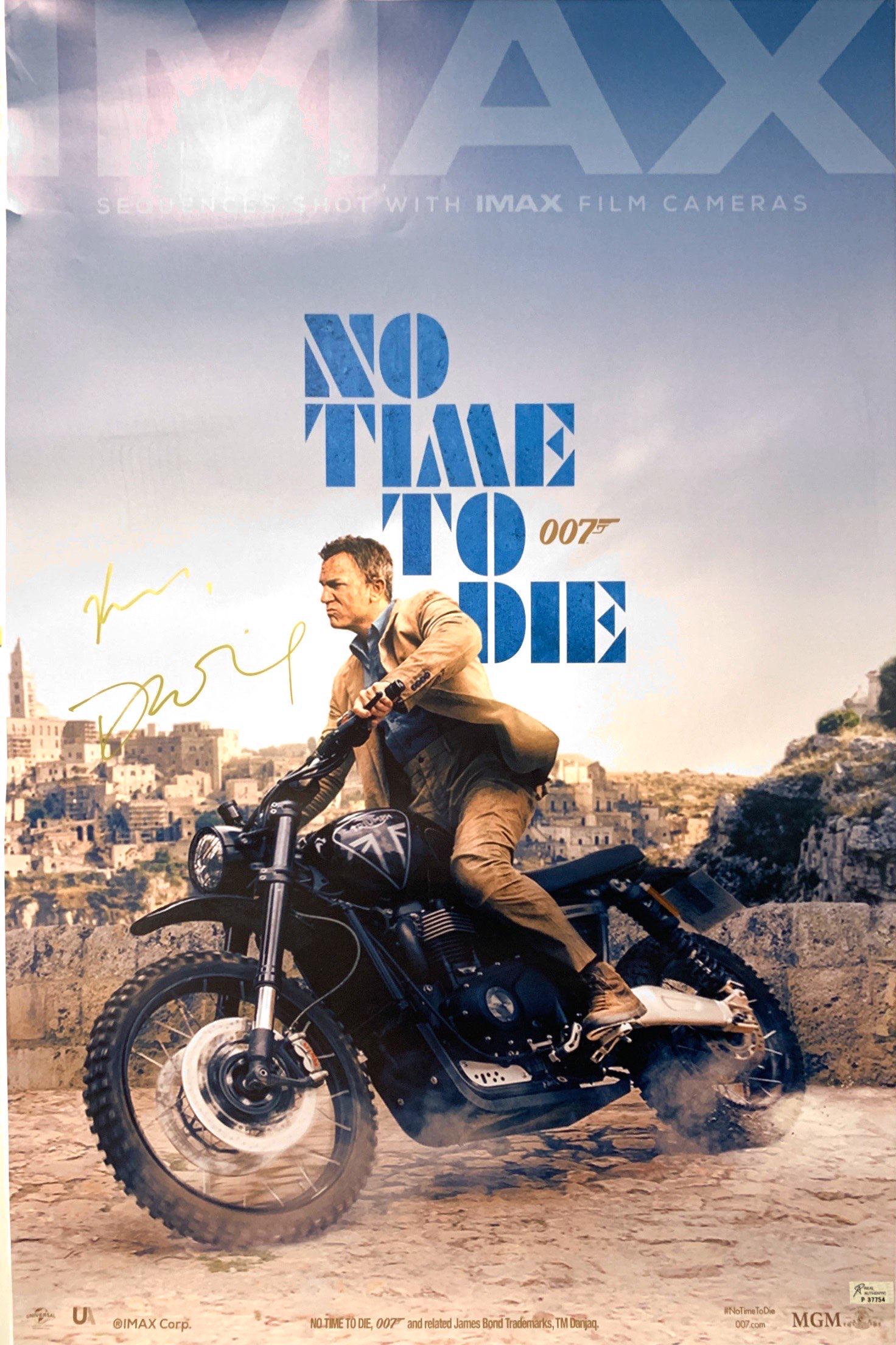 Autograph 007 No Time To Die Poster (1 of 1)