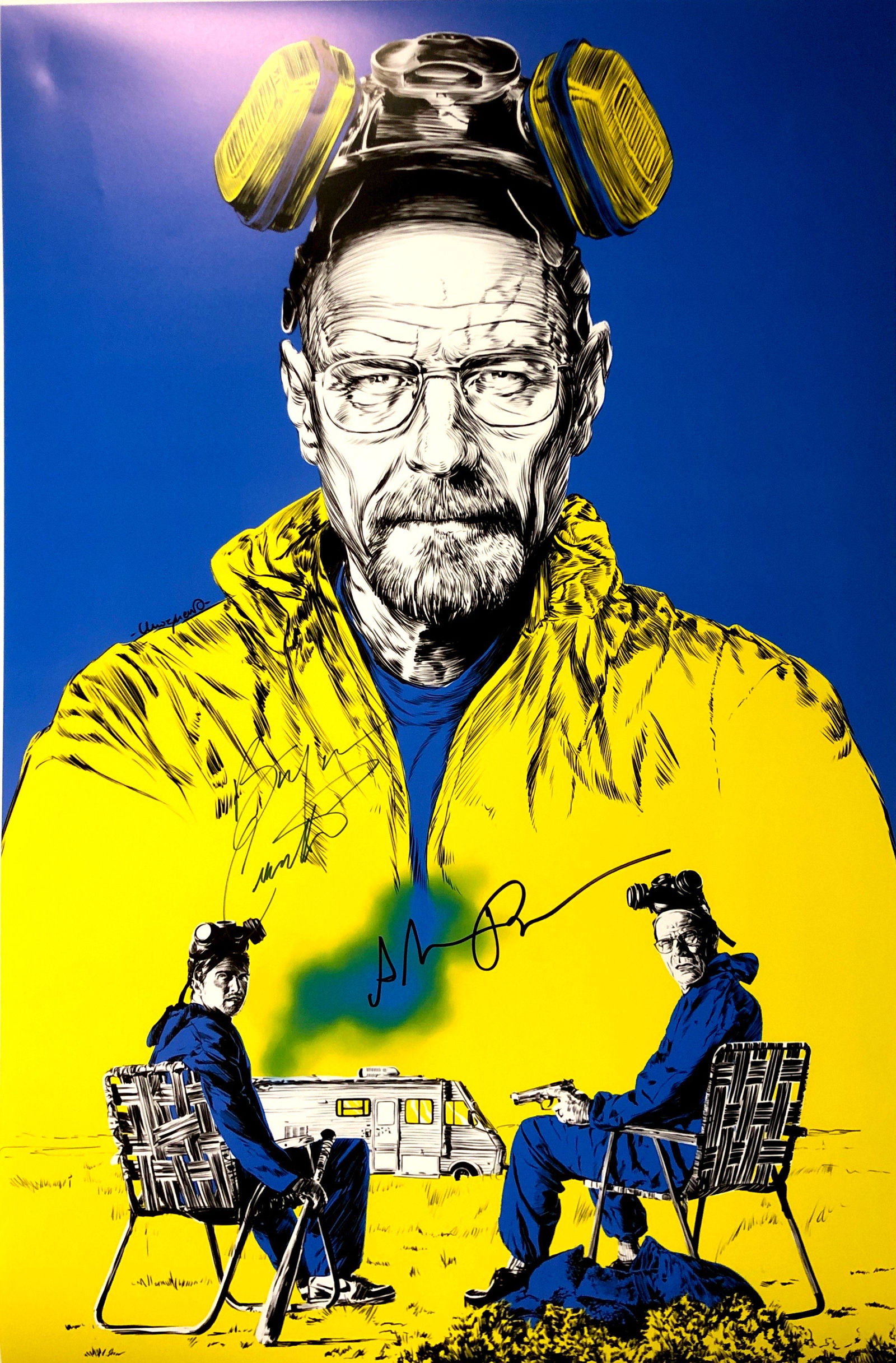 Autograph Breaking Bad Poster (1 of 1)