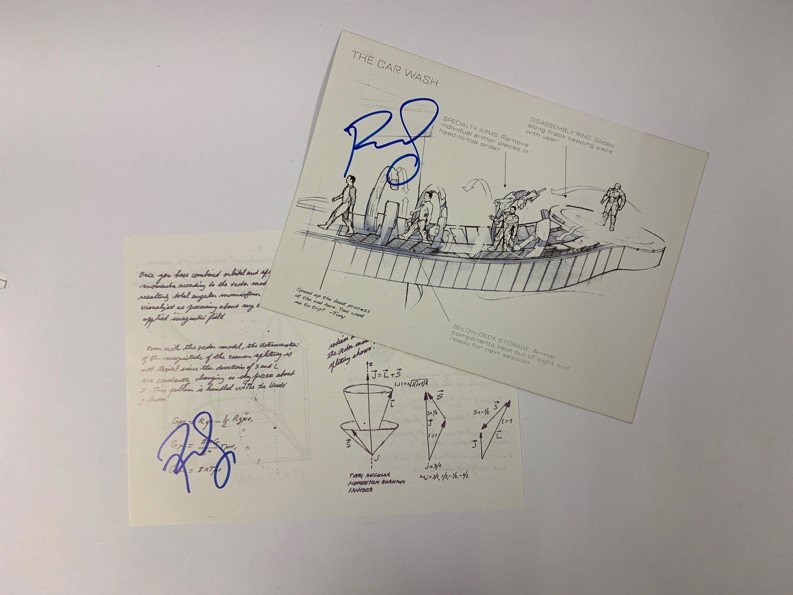 Signed Avnegers Iron Man Prints Robert Downey Jr (1 of 2)