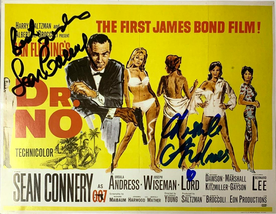 Signed James Bond 007 Postcard Sean Connery (1 of 1)