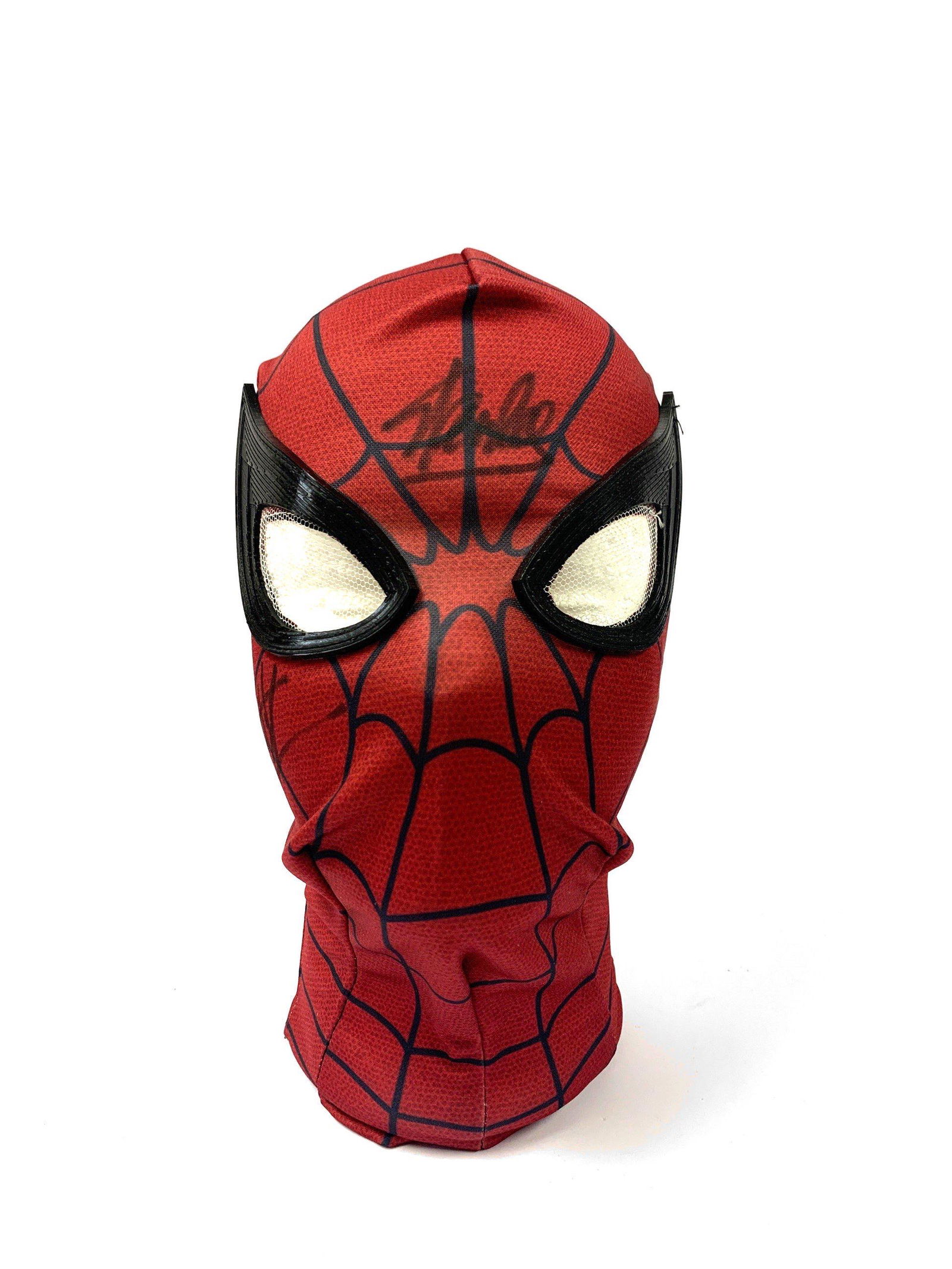 Signed Spiderman Tom Holland Mask (1 of 3)