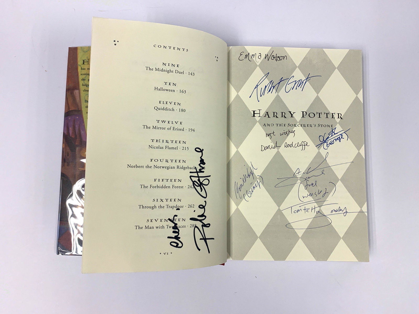 Autograph Signed 1st Print Harry Potter Hardcover Book (1 of 5)