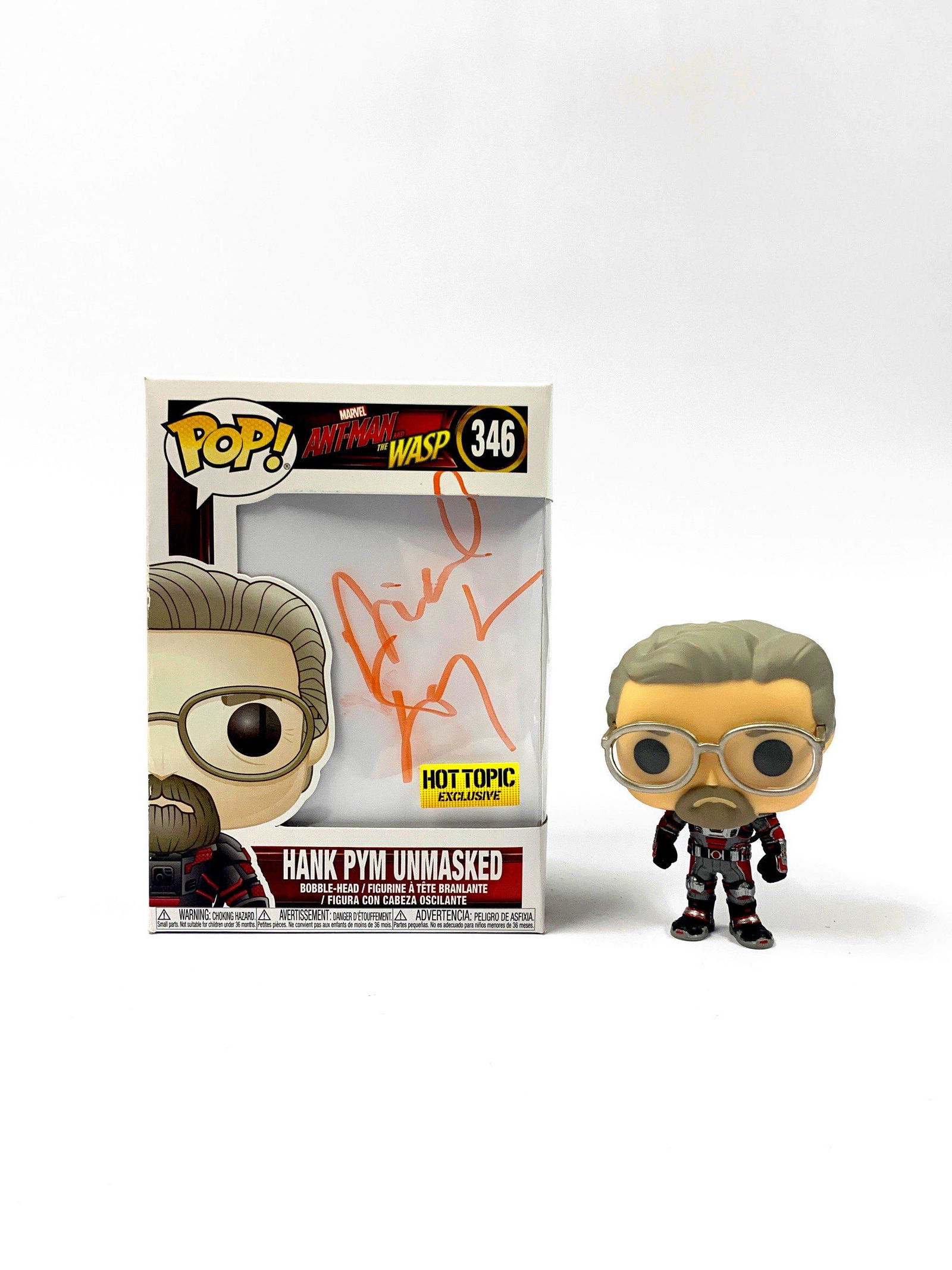 Signed Antman Wasp Michael Douglas Funko Pop (1 of 1)