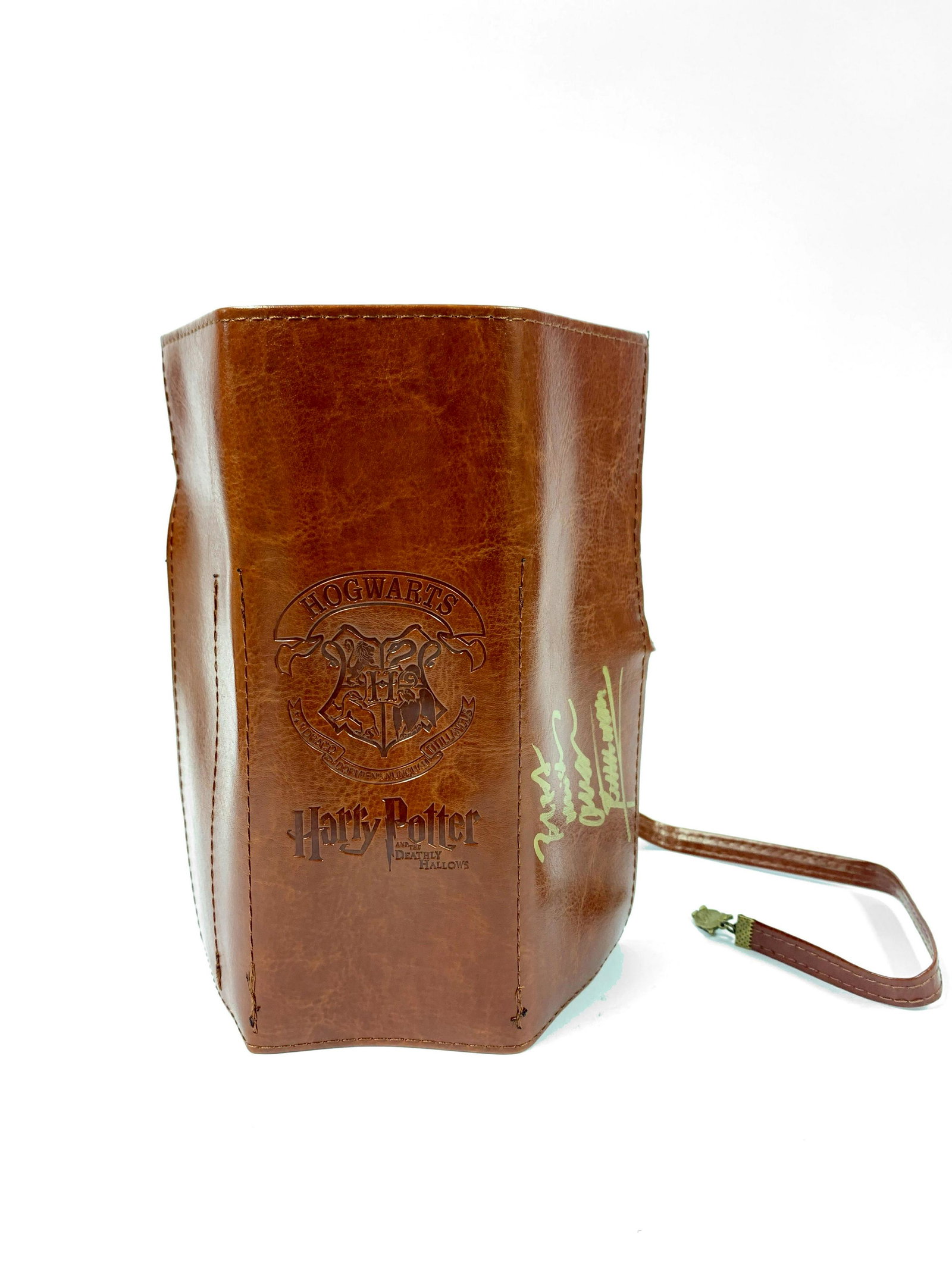 Signed Harry Potter Pouch Alan Rickman (1 of 3)